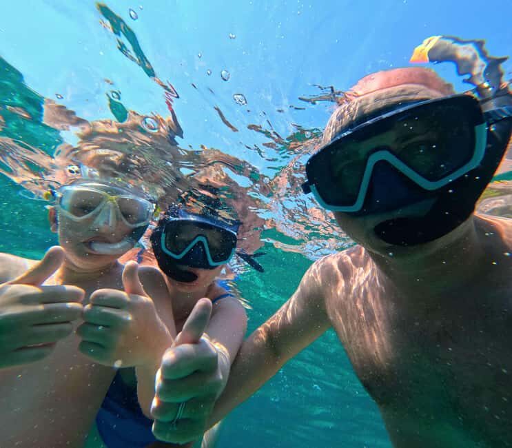 3 Islands Speedboat Tour: Golden Horn, Blue Lagoon & Jelsa - Zecevo Island snorkeling stop: another water window, different feeling