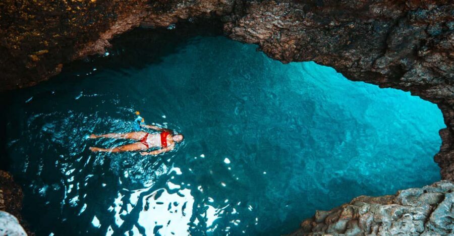 Cape Kamenjak: Kayak Tour with Cave Experience - Scenic southern views and the desert-island feeling