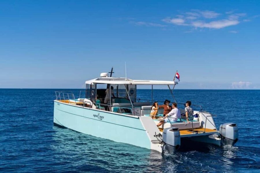 Dubrovnik: Blue Cave Catamaran Tour with Drinks and Snorkel - Green Cave swim: the warm-up that sets up the Blue Cave