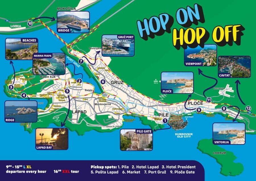 Dubrovnik: City Hop On Hop Off Bus with 3 Tour Options - Duration and Price: Is $27 a Good Deal?
