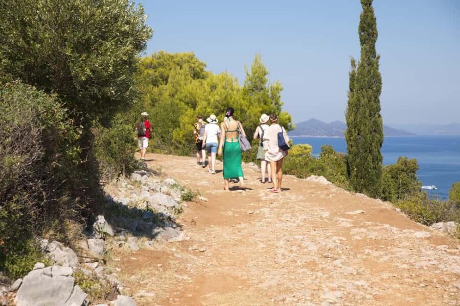 Dubrovnik: Elaphiti Island Luxury Pirate Ship Cruise - Koločep: hiking, snorkeling, and a farm-style taste of island life