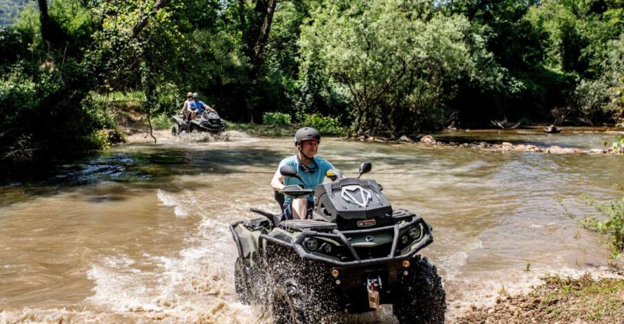 Dubrovnik: Kojan Koral ATV Quad Safari with transport - Safety briefing that actually helps: helmets, goggles, and the Can-Am confidence