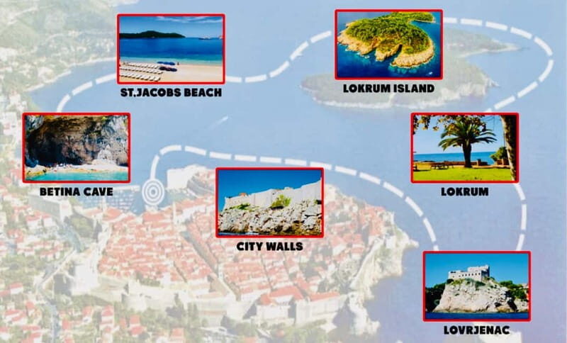Dubrovnik: Lokrum Island and Betina Cave Boat Tour - Lokrum Island Free Time: Gardens, Benedictine Grounds, and Mrtvo More