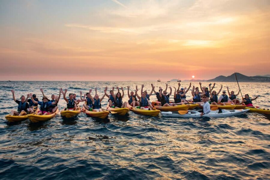 Dubrovnik: Sunset Kayaking and Snorkeling Tour - Sunset Kayaking from Pile Bay: Dubrovnik from the waterline