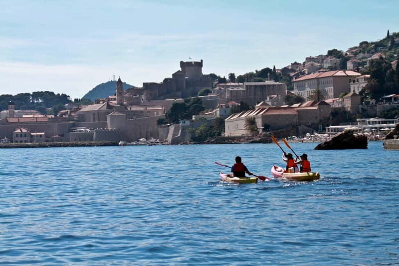 Dubrovnik: Sunset Sea Kayaking Tour - Double Kayaks, Pairing Up, and How the Paddling Feels
