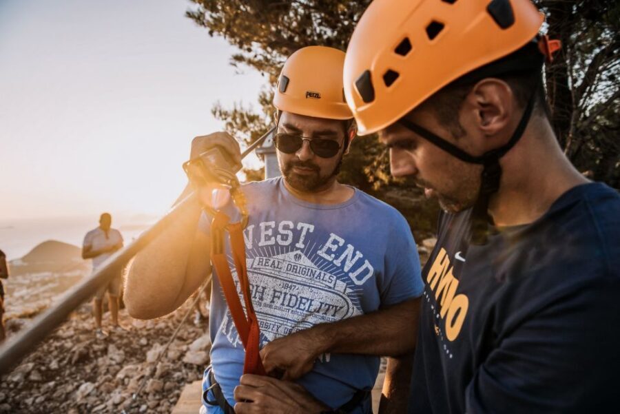 Dubrovnik: Sunset Zip Line Experience Followed by Wine - Meeting at Ilijina glavica: show up, then get lifted up
