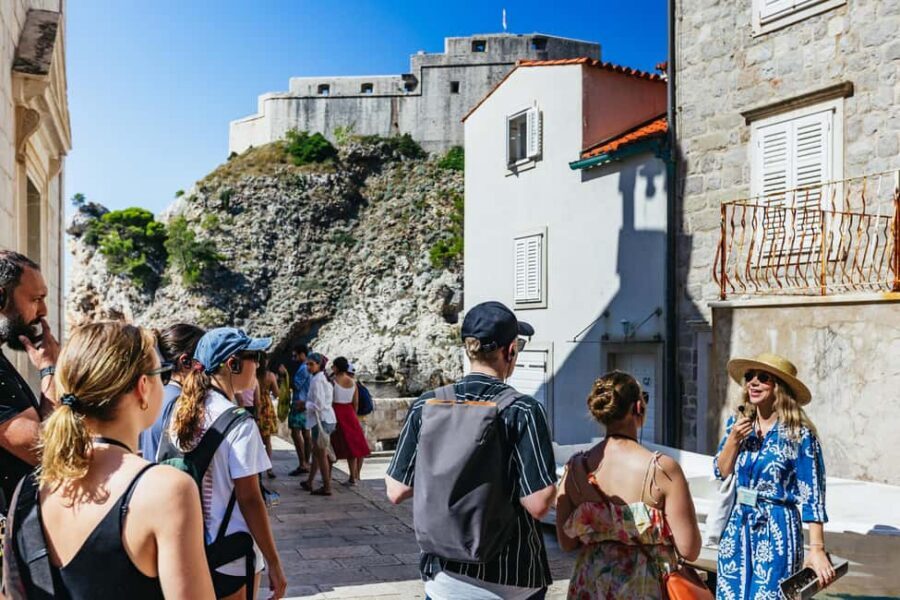 Dubrovnik: The Original Game of Thrones Tour & Lokrum Option - Orlando’s Column and Jesuit Stairs: the photogenic stops that teach