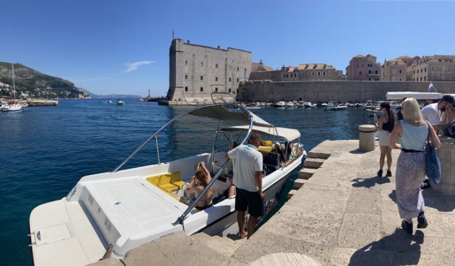 From Dubrovnik/Cavtat: Blue Cave, Sunj Beach Speed Boat Tour - Three Green Caves: Easy Snorkels and a Swim Through a Passage