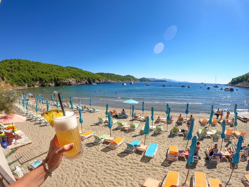 From Dubrovnik/Cavtat: Blue Cave, Sunj Beach Speed Boat Tour - Šunj Beach on Lopud: Shallow Water, Fine Sand, and Lounge Time