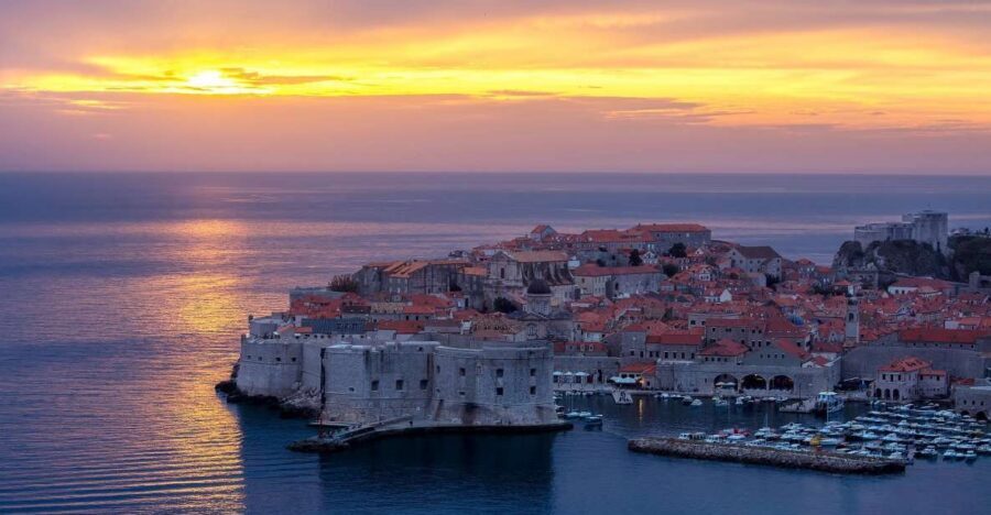 From Dubrovnik: Golden Hour Sunset Cruise with Free Drinks - What you’ll see: Old Town walls and Lokrum from the sea