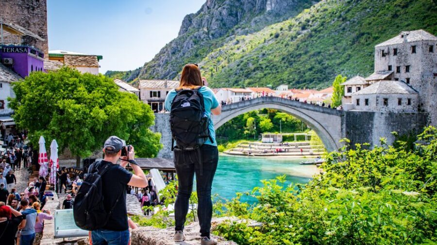 From Split and Trogir: Mostar Tour with Kravica Waterfalls - The road trip stops: Počitelj and coffee breaks that shape your day