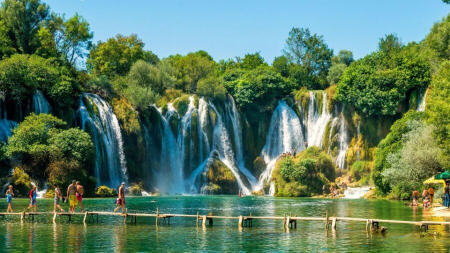 From Split and Trogir: Mostar Tour with Kravica Waterfalls - Price and logistics from Split or Trogir (what your $82 covers)
