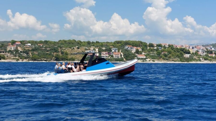 From Split: Blue Cave and 5 islands-Day Tour - Stiniva Cove: a quick look at a dramatic, pebbly hideaway