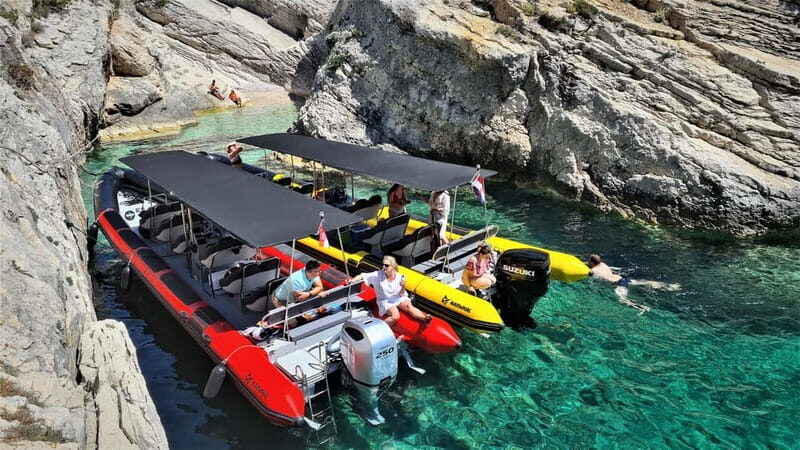 From Split: Blue Cave, Hvar, Mamma Mia, 5 Islands boat Tour - Price and value: what $93 covers, and what costs extra