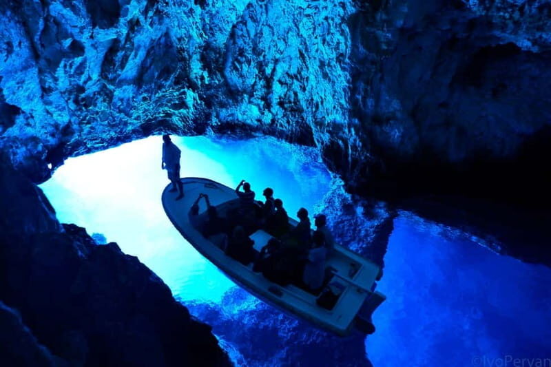 From Split: Blue Cave, Hvar, Mamma Mia, 5 Islands boat Tour - Biševo Blue Cave: entry fee, what to expect inside, and what happens if it’s closed