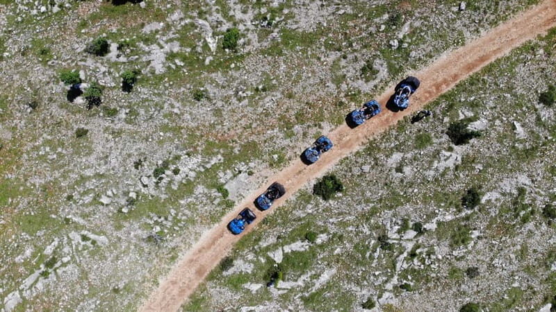 From Split: Dinara Nature Park Quad Adventure with Swimming - How the quad works: licenses, helmets, and first-control confidence