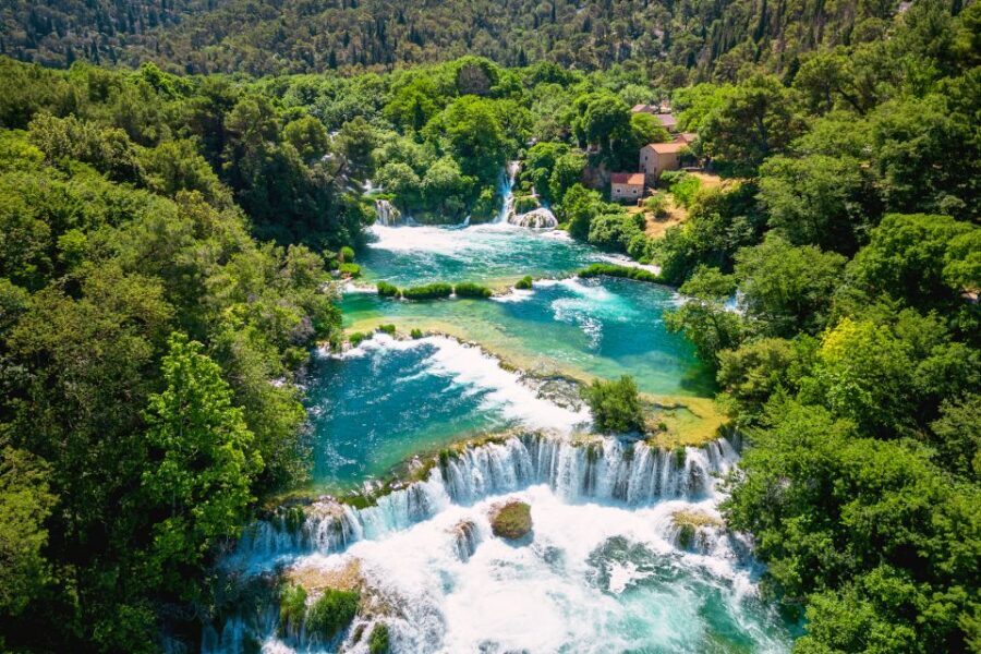 From Split: Krka National Park Tour - Skradinski Buk boat ride: the moment the park hits you