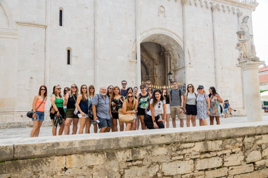 From Split: Krka Waterfalls Cruise & Trogir Walking Tour - Boat to Skradin and a real swim break