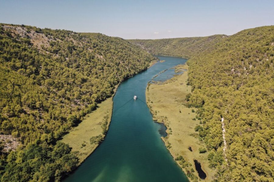 From Split: Krka Waterfalls, Food & Wine Tasting Tour - Jaruga hydroelectric power plant: the tech beneath the beauty