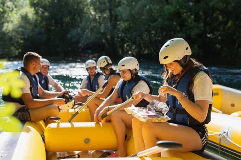 From Split or Omiš: Rafting, Cliff Jumping, & Cave Exploring - Getting there from Split: pickup time, van ride, and new gear