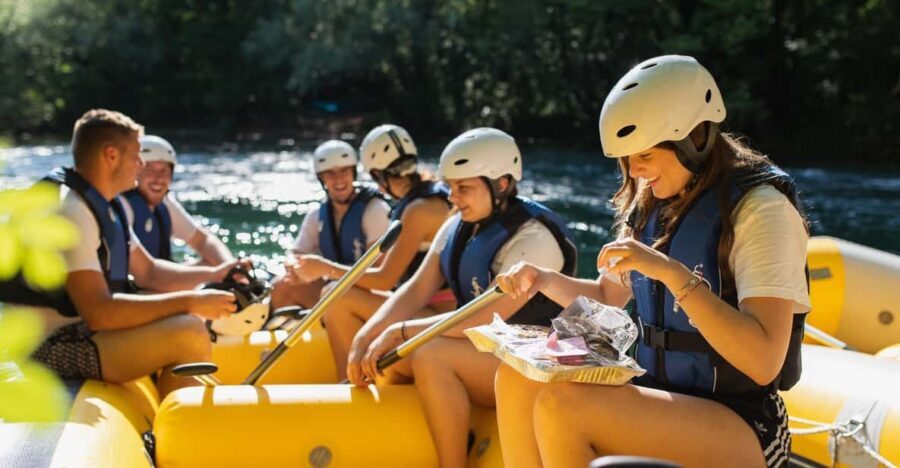From Split or Omiš: Rafting, Cliff Jumping, & Cave Exploring - The rafting part on the Cetina: timing, rhythm, and what grade 2–3 means