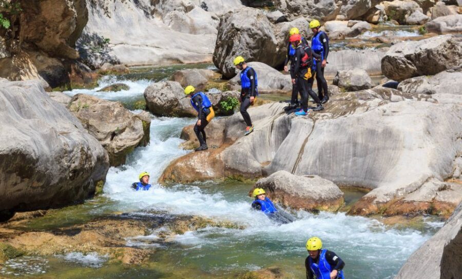 From Split or Zadvarje: Cetina River Canyoning - From instructions to action: the canyon start