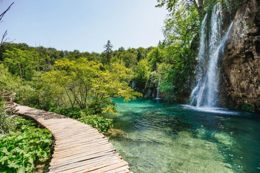 From Split: Plitvice Lakes National Park Guided Tour - The picnic area and coffee moment: real value for tired feet