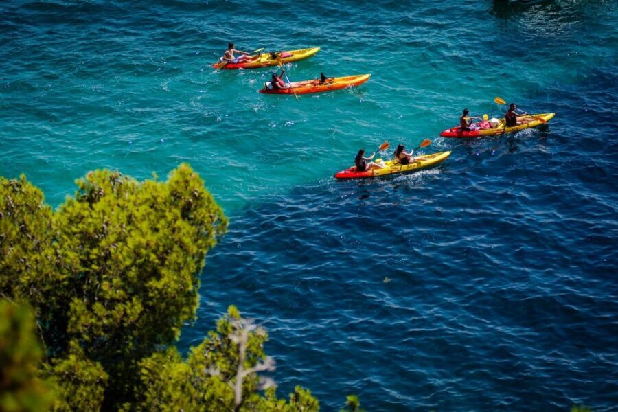 From Split: Sea Kayaking Tour - The paddle route: Bene Beach to Kasjuni (and what that first hour teaches you)