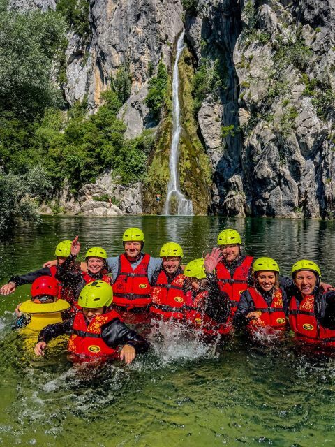 From Split/Šestanovac: Canyoning on Cetina River - Guided canyon time: jumps, slides, swim sections, and waterfall energy