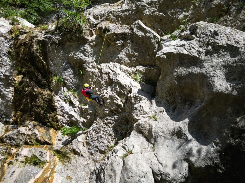 From Split/Šestanovac: Extreme Canyoning on Cetina River - The Walk Between Sections: Short, Steep, and Expect Wet Gear