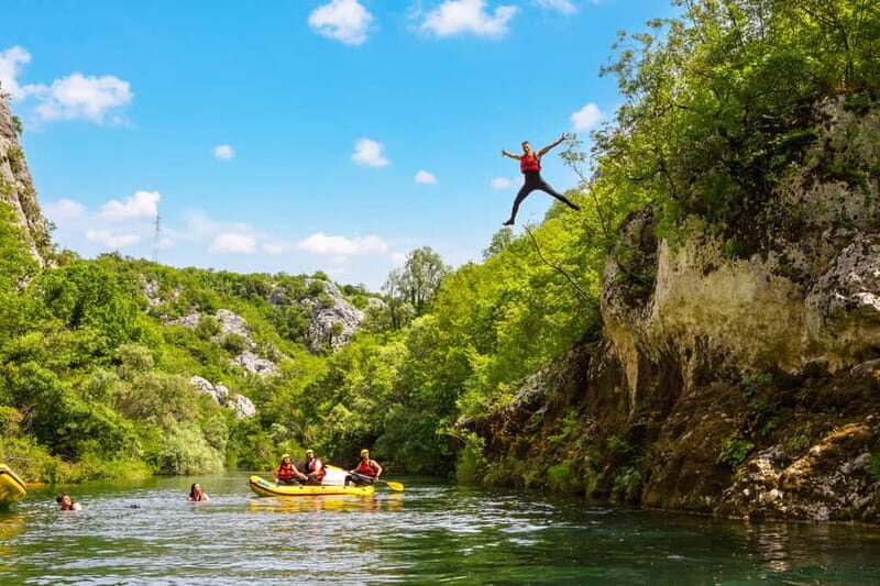From Split/Šestanovac: Whitewater Rafting on Cetina River - The short walk back, snacks, and changing out of your wetsuit