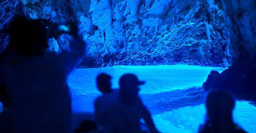 From Trogir or Split: Full-Day Blue Cave & Hvar Island Tour - Komiža on Vis: fishermen town walking time that actually feels local