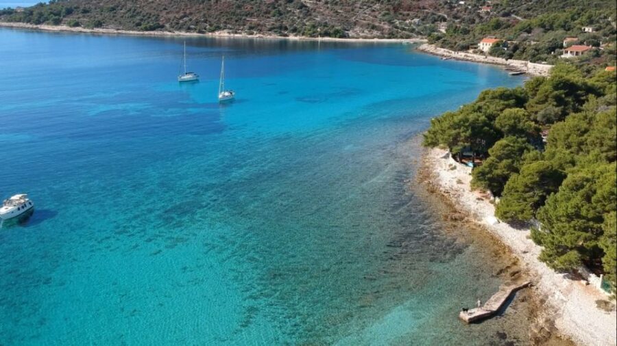 From Trogir: Three Islands Half-Day Speedboat Tour - Blue Lagoon: Snorkel Gear, Turquoise Water, and That First Swim Feeling