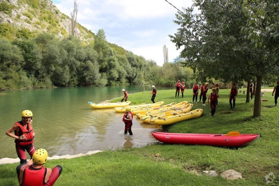 Half-Day Cetina River Rafting - The break and food reality: what to plan for at around 1 p.m.