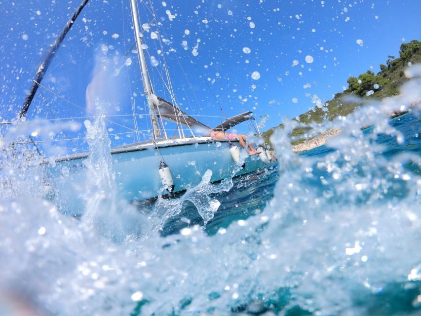 Hvar: Private Sailing Boat Trip with Swimming and Snorkeling - On-Board Comfort: Icebox, USB, Wi‑Fi, Bluetooth, and Toilet