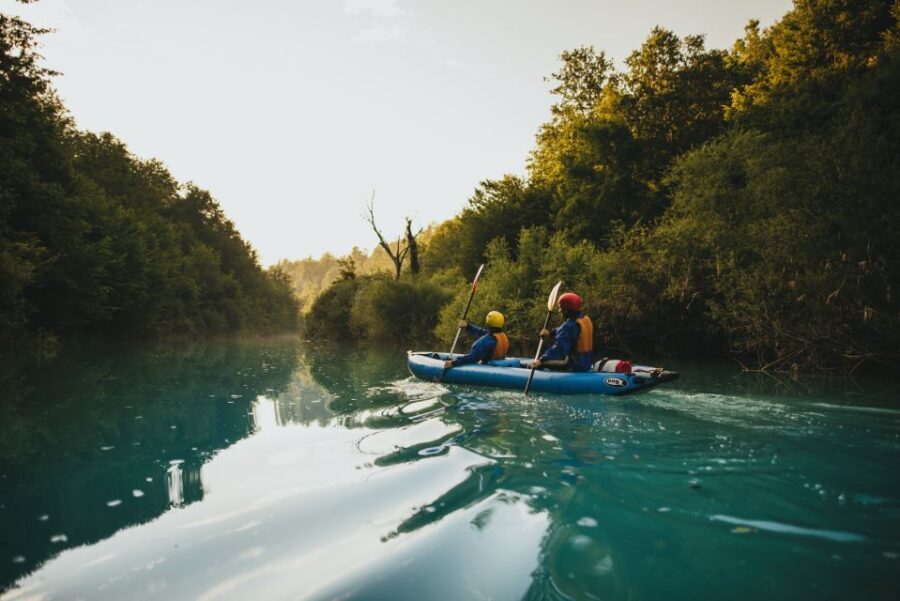 Kayaking Mreznica Waterfalls in Natural Monument - Rapids, canyon walls, and swimming: what to expect between the big moments