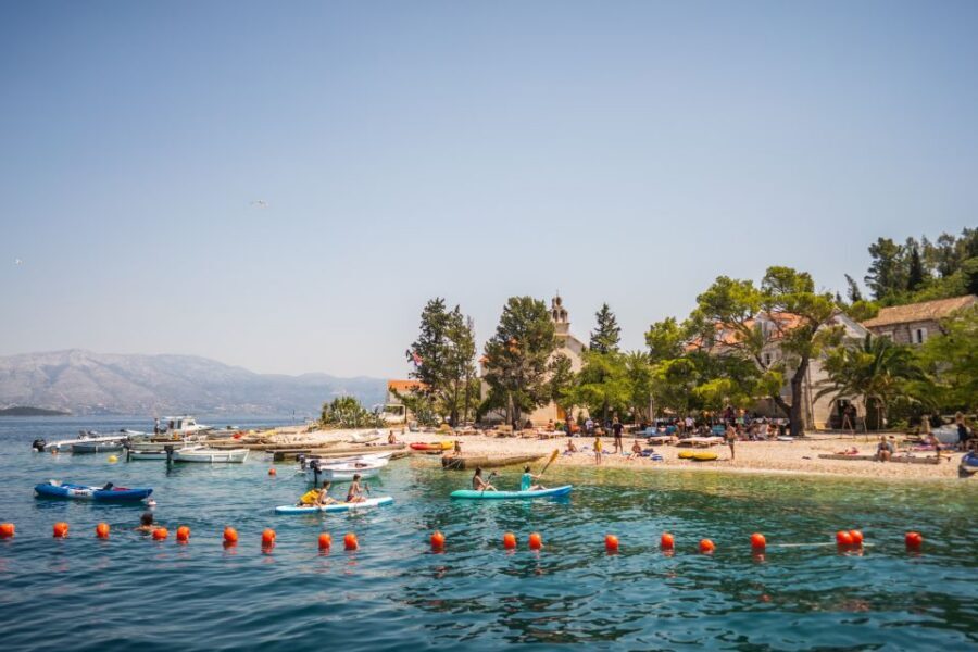 Korčula 3 ISLAND CATAMARAN TOUR Badija - Vrnik - Stupe - The catamaran cruise itself: comfort, views, and why the ride is part of the deal