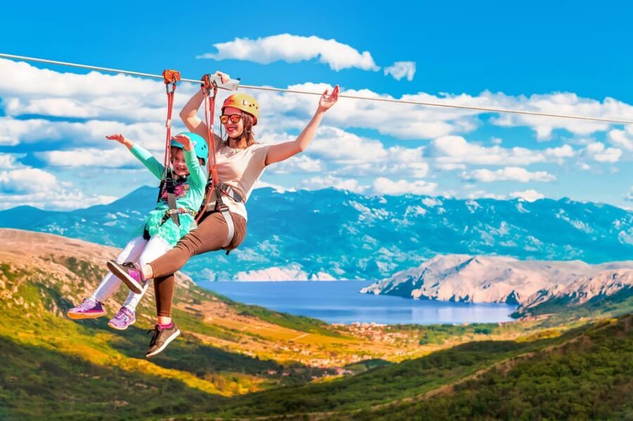 Krk Island: Ziplining Tour - Training on the Monkey-Style Baby Zipline: The Confidence Step