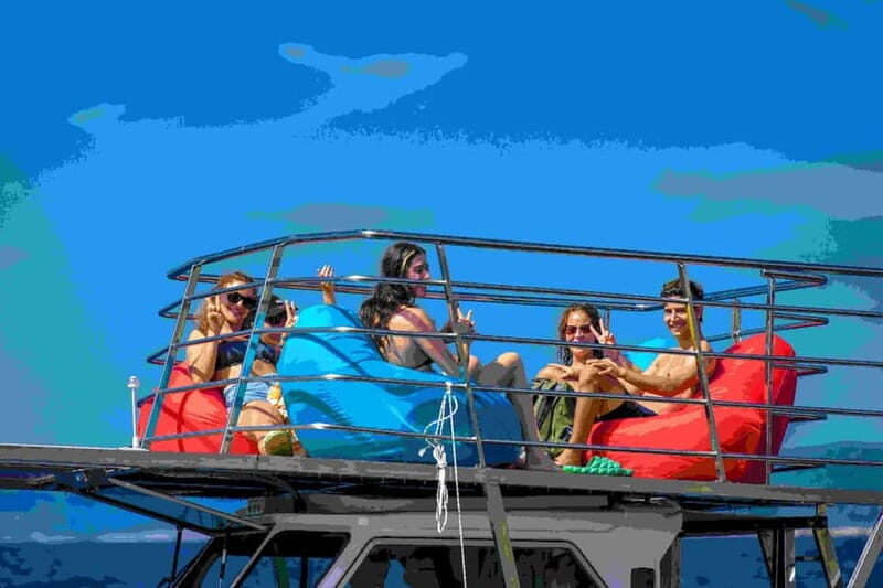 Krk: Swimming and Snorkeling tour on Golden Bay - On the boat in Krk: comfortable ride, quick start