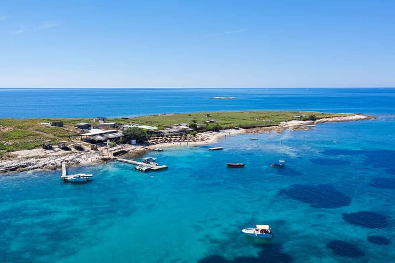 Medulin: Full-Day Boat Tour to Kamenjak and Levan with Lunch - Golumbera sea cave at Cape Kamenjak: the swim highlight
