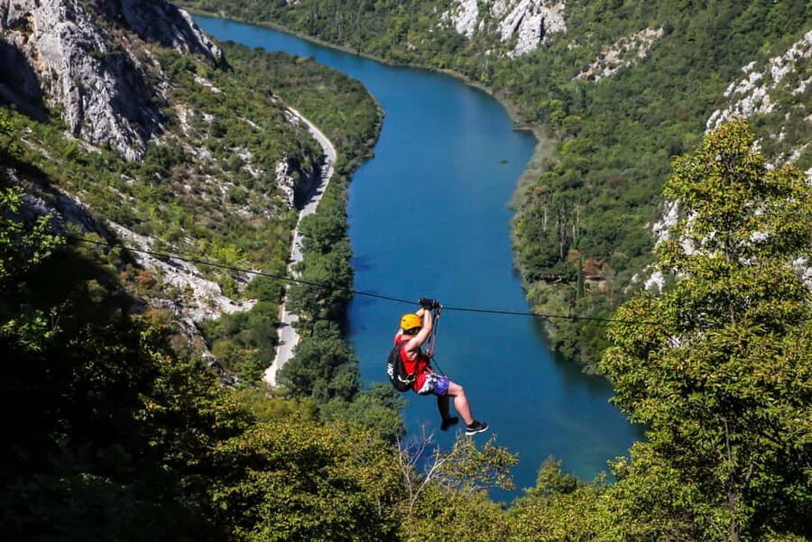 Omiš: 3-Hour Cetina Canyon Zipline Experience - The hike to the first launch: where fitness really shows up