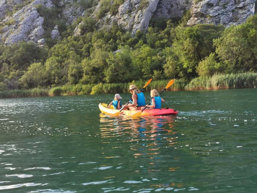 Omiš/Split: 4h Kayaking in Cetina Protected Nature Park Area - Meeting point and first steps: quad bikes, short briefing, then freedom