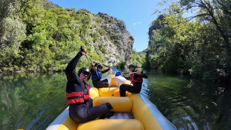 Omiš/Split: Cetina River Rafting Adventure & Cliff Jumping - What to bring: the wet-shoes problem and other must-haves