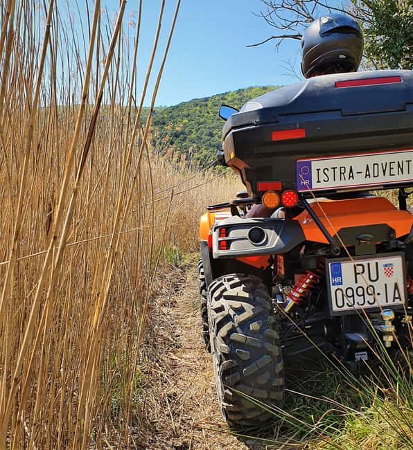 Pula and Rovinj: 1, 2, 2.5 or 4-Hour Istra Quad Safari - The stops that turn driving into a story (Puntera, Turnina, St. Agnes, and sea views)