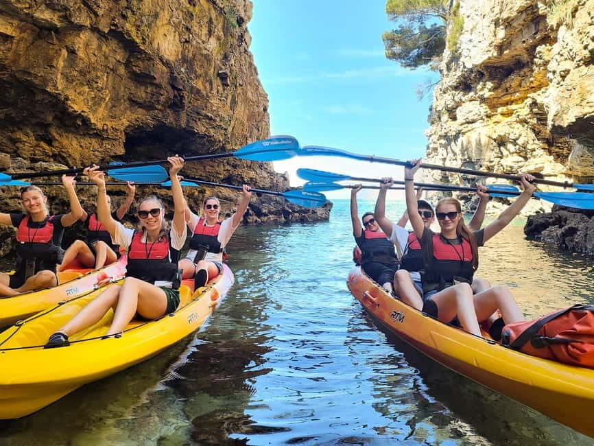 Pula: Cave Kayak Tour, Snorkeling and Island Jumping - First 15 minutes matter: the short kayaking lesson that sets you up