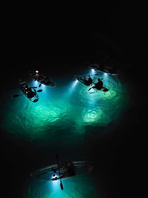 Pula: Night Tour in Transparent Kayak with Stargazing - High Cliffs and Hidden Sea Caves After Sunset