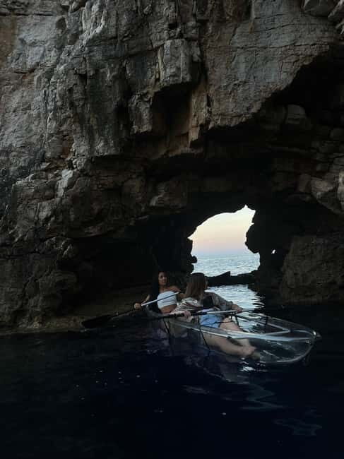 Pula: Sunset/Night Illuminated Transparent Kayak Tour - Night skies over Pula: stargazing with almost no glare