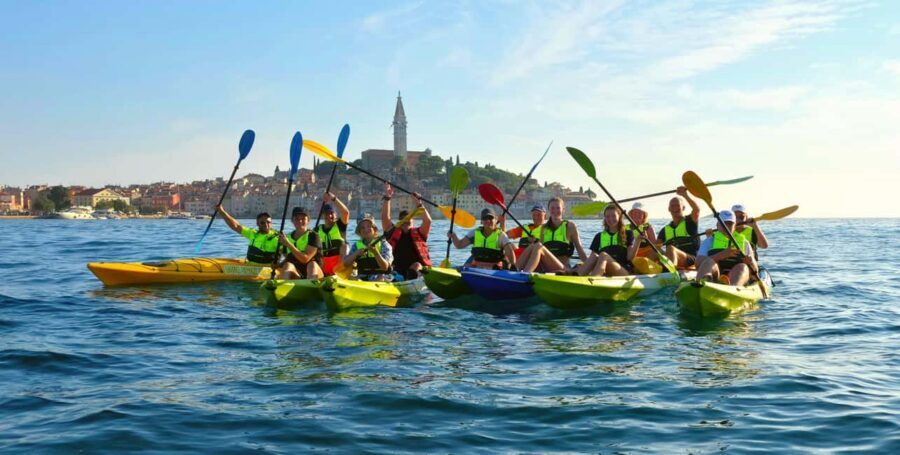 Rovinj-Amazing kayak tour &snorkeling &free drink &photos - Getting your kayak legs on Rovinj’s Adriatic coast