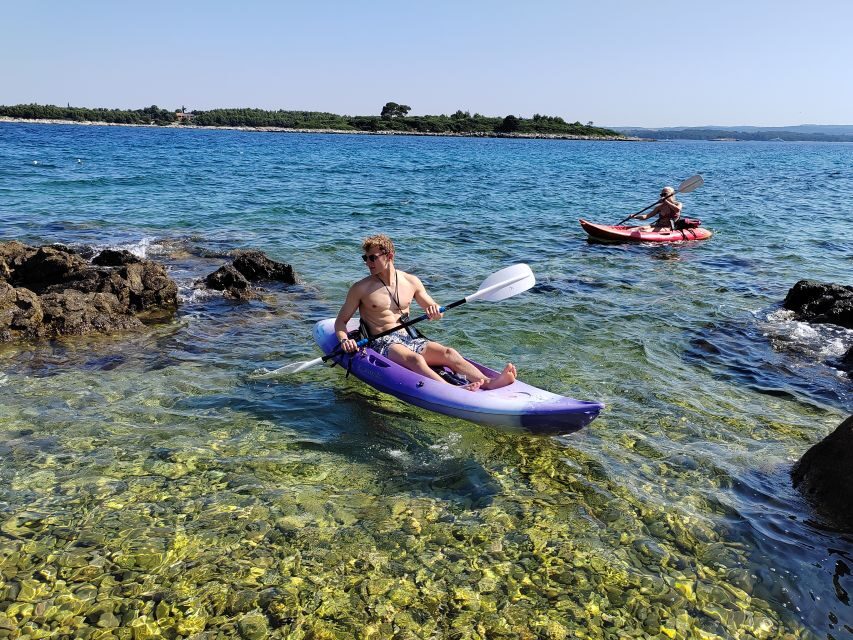 Rovinj: Golden Cape Desert Islands Kayak & Snorkeling Tour - Golden Cape Archipelago: why this Rovinj kayak day feels special