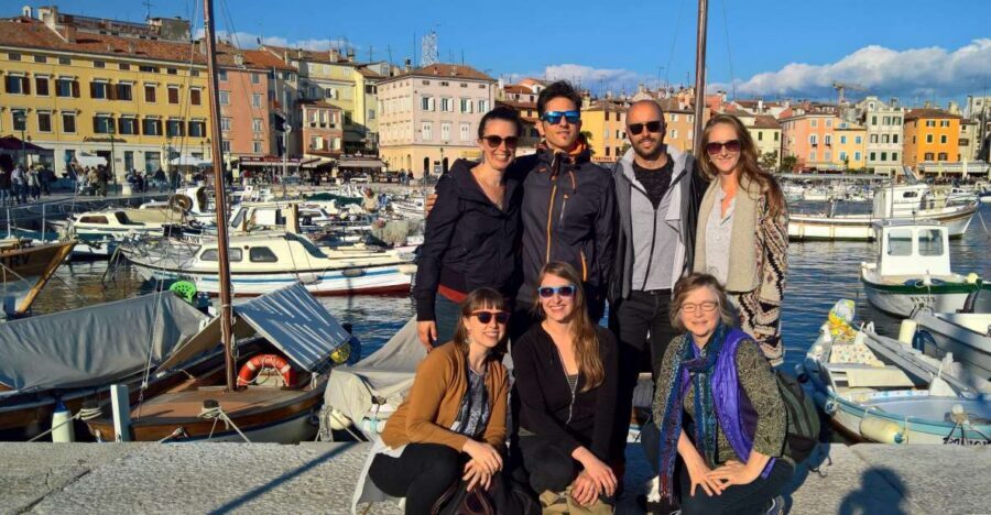 Rovinj: Guided Walking Tour - Where the tour starts: farmers market area, right by the WW2 memorial